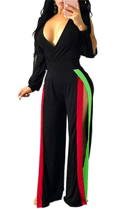 Mia Color Block Split Jumpsuit