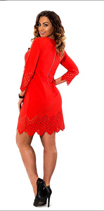 Karmela Elegant Vintage Dress- Plus Size