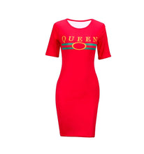I Am Queen Fashion  Dress- Plus Size