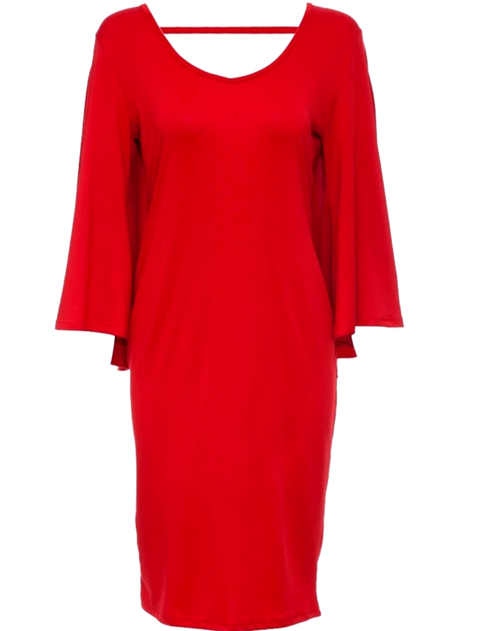 Desiree Plus Size Batwing Dress- Red Fabulosity by Goddess Desiree Plus Size Batwing Dress- Red Fabulosity by Goddess