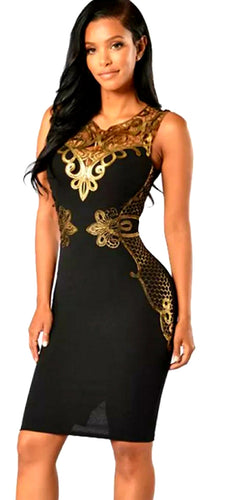 Belgian Geometric Plus Size Dress