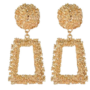 Vintage Earrings-Gold