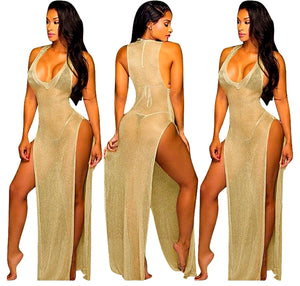 Summer Split Tunic Beach Dress