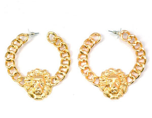 Gold Fashion Earrings