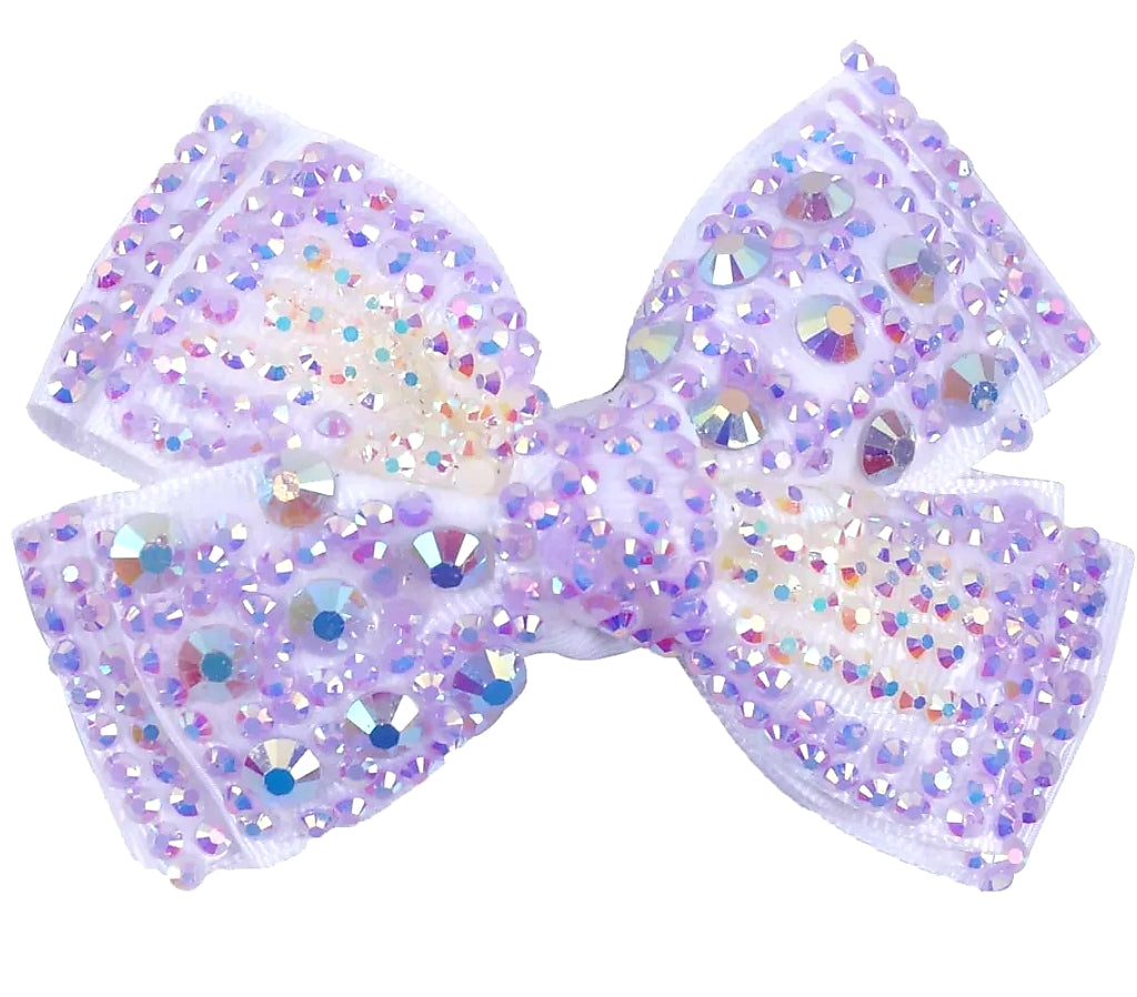 Raleigh's Pearl Hair Bow ~ Purple