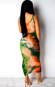Jazzy Two Piece Dyed Set