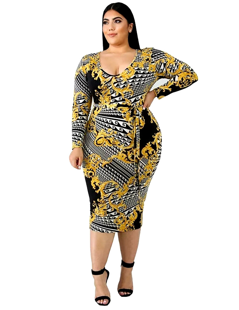 Curvey Plus Size Pencil Dress