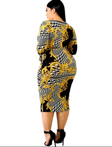 Curvey Plus Size Pencil Dress