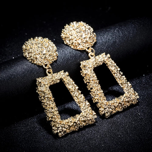 Vintage Earrings-Gold