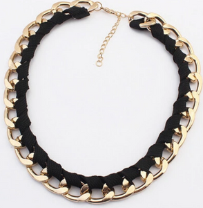 Daisy Weave Chain Choker