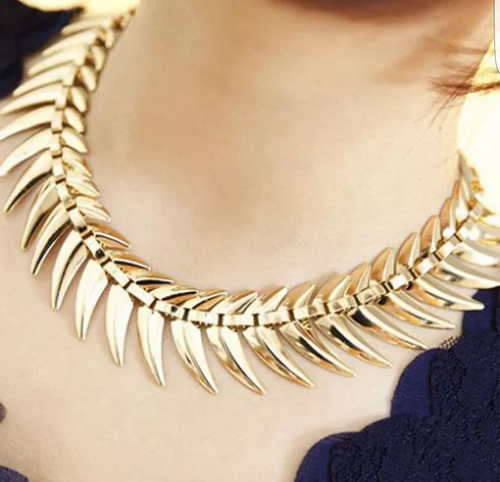Lucille Fish Bone Choker