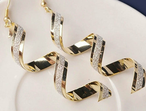 Janet Twist Spiral Earrings