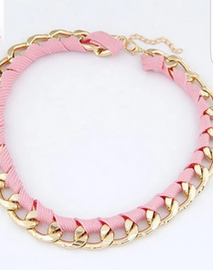 Daisy Weave Chain Choker