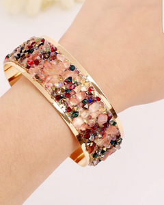 Belle Luxury Multicolor Broken Stone Bracelet