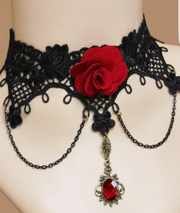 Fashion Statement Flower Choker