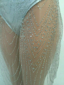 Kathy Sequin Glitter Dress-Gold