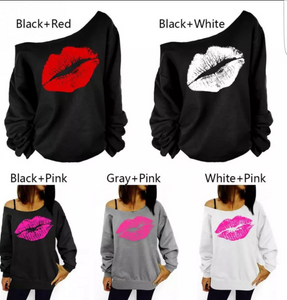 Lips Loose Fit Sweater