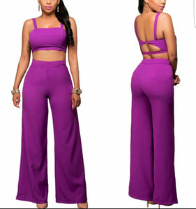 Sasha Wide Leg Two Piece Set