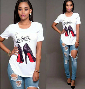 High Heel Printed T-Shirt