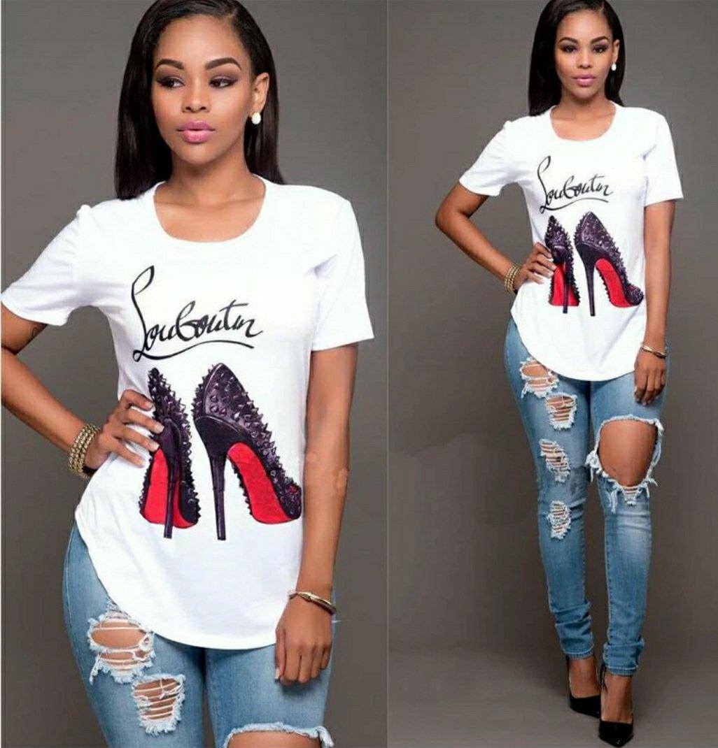 High Heel Printed T-Shirt