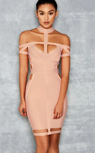 Simone Hollow Out Bandage Dress