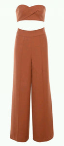 Madison High Waist Two Piece Trouser Set