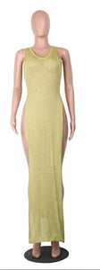 Summer Split Tunic Beach Dress