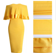 Brielle Off Shoulder Ruffles Dress-Plus Size