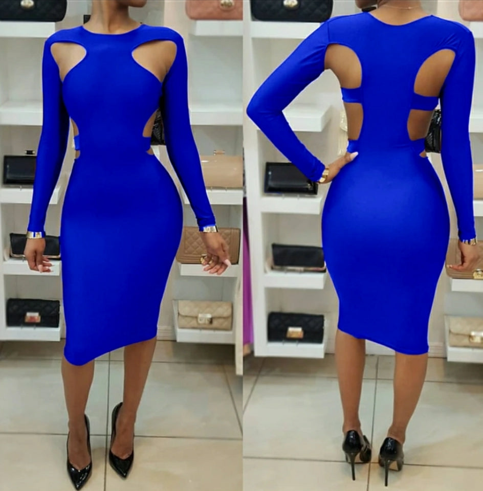 Chelsey Party Dress-Blue