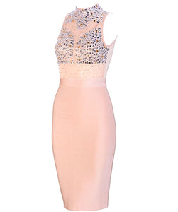 Luxurious Diamond Bandage Dress