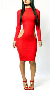 Dream Bodycon Dress-Red