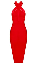 Alissia Red Bandage Dress
