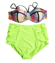 Taste The Rainbow Swimsuit Set~Plus Size