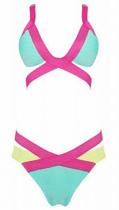 I-Candy Sexy Two Piece Set Bandage Swim Suit