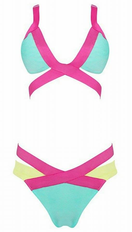 I-Candy Sexy Two Piece Set Bandage Swim Suit