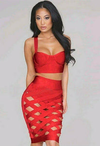 Luxe Sexy Two Piece Bandage Set