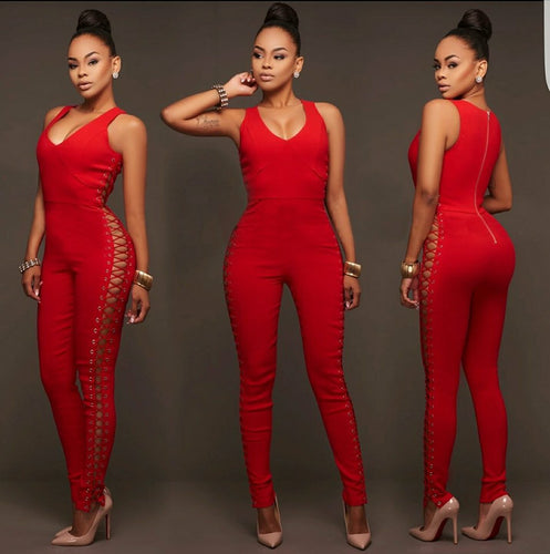 Summer Sexy Hollow Jumpsuit