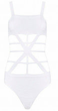 Jennifer Sexy One Piece Bandage Swim Suit