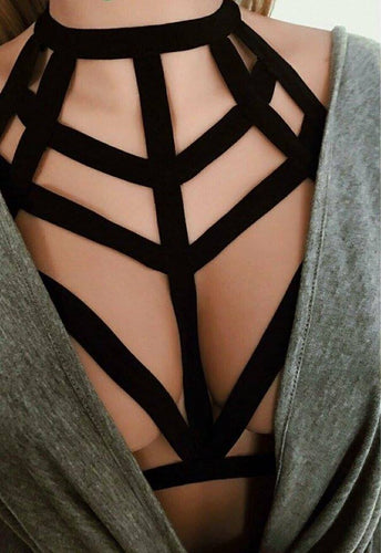 Bella Bustier Out Bra Halter Top