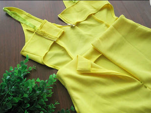 Daisy Hollow Out Mini Dress