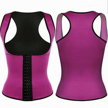 Becca Slimming Latex Waist Trainer-Rose Red